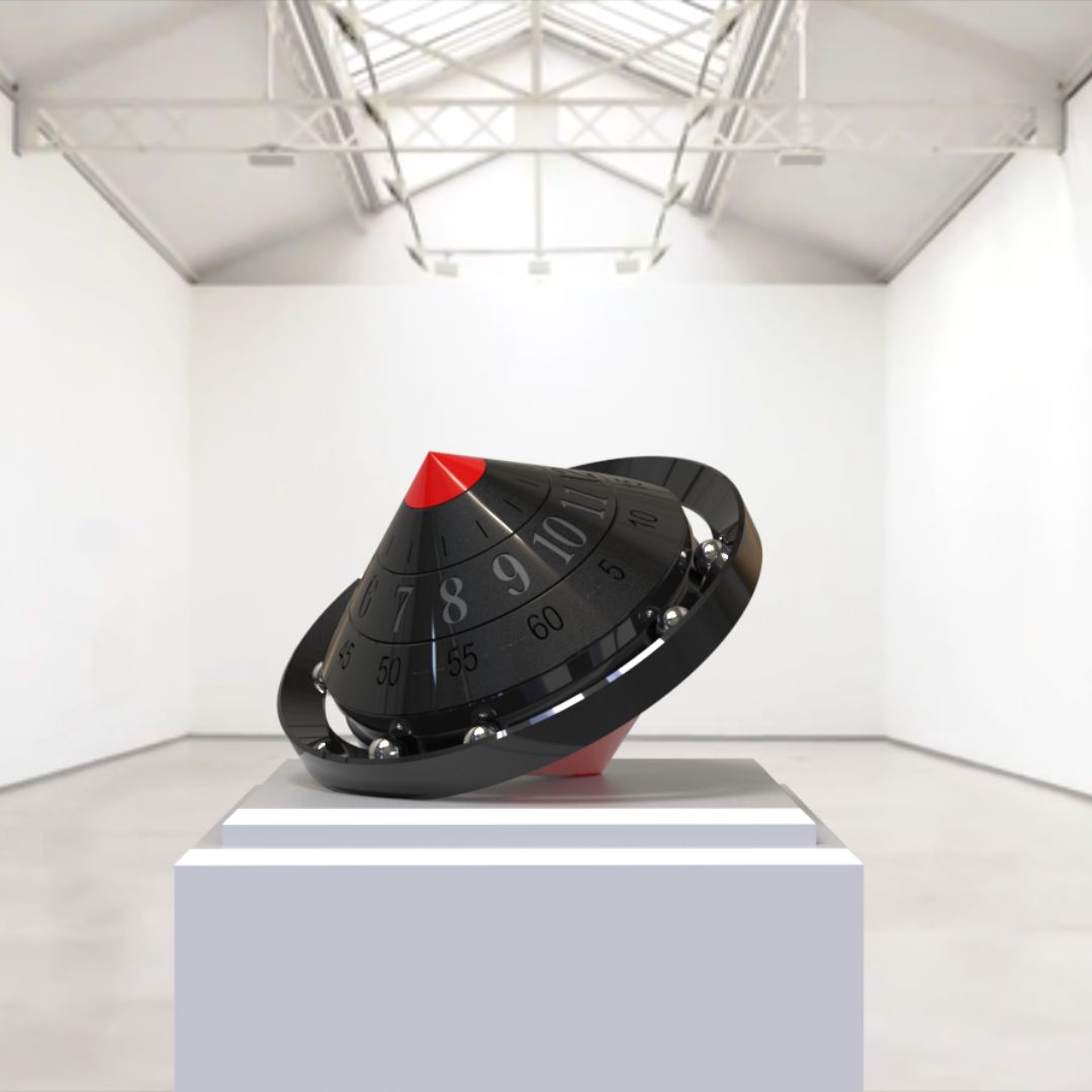 La Toupie 400 kinetic sculpture edition by Jorg Hysek